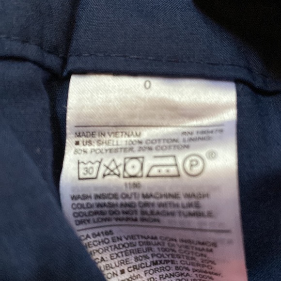 Womens lace/mesh navy blue shorts - Picture 4 of 4